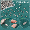 Unicraftale 304 Stainless Steel Cord Ends STAS-UN0009-36P-5