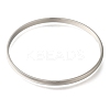 Non-Tarnish 304 Stainless Steel Plain Bangles BJEW-L664-024E-P-01-2