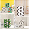 16Pcs 8 Styles Football Printed Paper Tote Bags ABAG-SP0001-55-6
