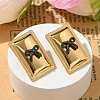 304 Stainless Steel Acrylic Stud Earrings for Women LS-STAS-Z117-06G-2