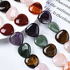 Natural Green Aventurine & Rose Quartz & Red Agate & Tiger Eye & Amethyst Beads Strands X-G-S364-096-4