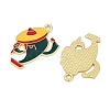 Cinco De Mayo Theme Alloy Enamel Pendants ENAM-V001-05O-G-2