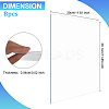 PET Plastic Sheets LS-DIY-WH0326-16-2