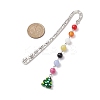 Christmas Theme Alloy Hook Bookmarks AJEW-JK00337-4
