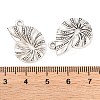 Tibetan Style Alloy Conch Shell Pendants TIBEP-Q043-224-RS-2