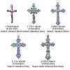 10Pcs 5 Styles Plated Alloy Pendants FIND-YW0007-16-3