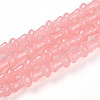 Baking Paint Glass Beads Strands DGLA-N007-01C-1
