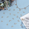 120Pcs 6 Styles 304 Stainless Steel Open Pendants STAS-AR0002-58G-4