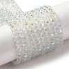 Imitation Jade Glass Beads Strands EGLA-A035-J4mm-L06-1