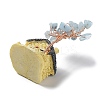 Resin & Natural Aquamarine Model Ornament DJEW-Z001-01B-7