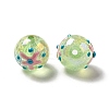 AB Color Transparent Crackle Acrylic Round Beads LS-OACR-A013-04D-1