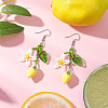 Handmade Glass Seed Beaded Dangle Earrings EJEW-MZ00477-1