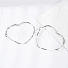 Tarnish Resistant 201 Stainless Steel Hoop Earrings LS-EJEW-A052-09C-1