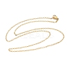 Trendy Unisex 304 Stainless Steel Cable Chain Necklaces X-NJEW-M047-02-3
