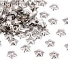 5-Petal Flower Smooth Surface 304 Stainless Steel Bead Caps STAS-R065-53-1