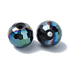 Half Plated Glass Beads EGLA-P059-02A-HP01-2