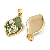 Brass Enamel Pendants KK-H078-04A-G01-2