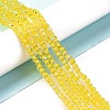 Electroplate Glass Beads Strands X1-EGLA-A034-T4mm-L02-4