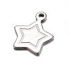 201 Stainless Steel Charms STAS-D429-45-1