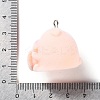 Flocking Resin Cute Pendants RESI-A040-02B-3