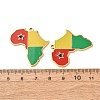 304 Stainless Steel & Enamel Pendants SA-CBA6ECE-01G-G06-2