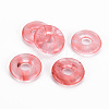 Cherry Quartz Glass Pendants G-T122-66F-1