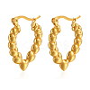 304 Stainless Steel Hoop Earrings PC3613-02-1