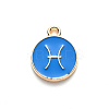 Alloy Enamel Pendants X-ENAM-S124-01B-02H-2