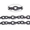 304 Stainless Steel Textured Cable Chains CHS-H007-42B-2