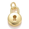 Rack Plating Brass Pendants KK-E275-05G-1