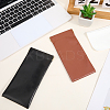 2Pcs 2 Colors Rectangle PU Leather Eyelasses Case ABAG-CN0001-22-4