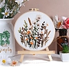 DIY Flower Pattern Embroidery Kits for Starter PW-WG6B3E0-06-1