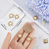 10Pcs 304 Stainless Steel Pendant Cabochon Settings STAS-BBC0003-63-3