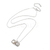 925 Sterling Silver Necklace STER-Z009-18P-1