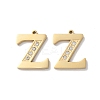 Real 14K Gold Plated 304 Stainless Steel Pendants STAS-L022-157G-Z-1