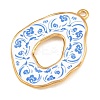 Printed 304 Stainless Steel Pendants SA-CBA7467-05G-04-3