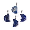 Natural Lapis Lazuli Pendants G-N349-02B-P-1