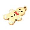 Christmas 304 Stainless Steel Pendants STAS-D129-11A-G-2