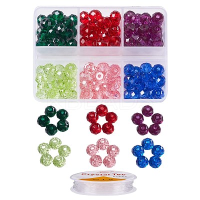 DIY Transparent Beads Bracelet Making Kit DIY-YW0004-40-1