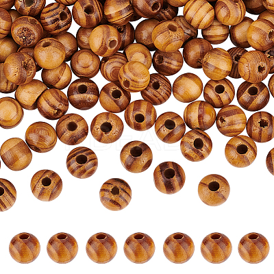 200Pcs Wood Beads WOOD-OC0003-68B-LF-1