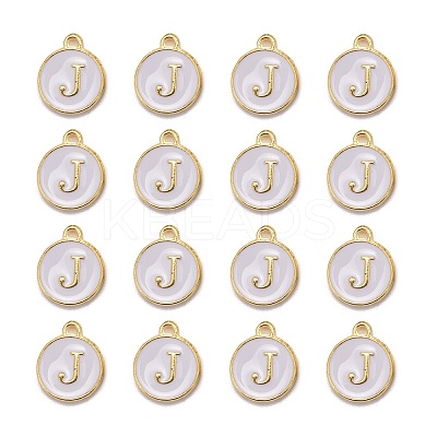 Golden Plated Alloy Charms X-ENAM-S118-01J-1