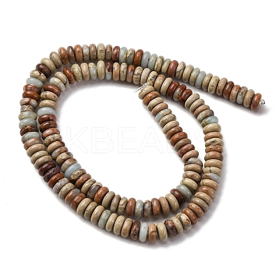 Natural Aqua Terra Jasper Beads Strands G-L624-H03-6x2mm-1