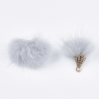Faux Mink Fur Tassel Pendant Decorations FIND-S300-37I-1