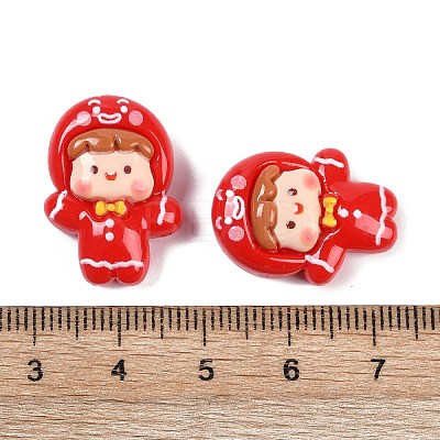 Christmas Opaque Resin Decoden Cabochons CRES-M036-12F-1