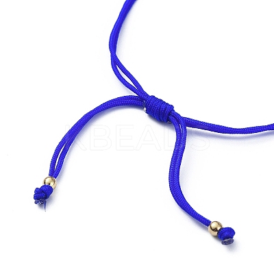 Glass Pearl & Seed Column with Heart Link Bracelet BJEW-MZ00028-02-1