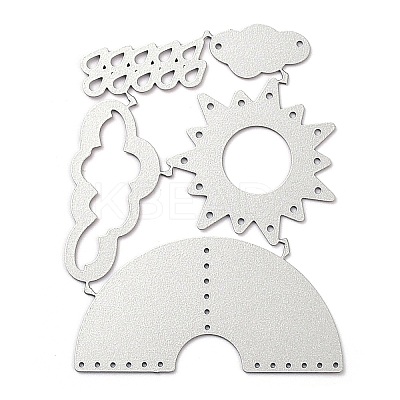 Weather Theme Carbon Steel Cutting Dies Stencils LS-DIY-P076-10-1
