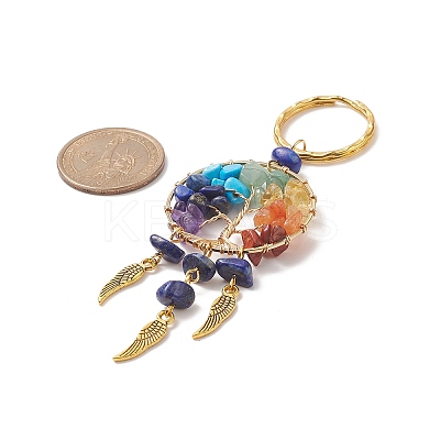 Natural Lapis Lazuli Keychain X1-KEYC-JKC00435-04-1