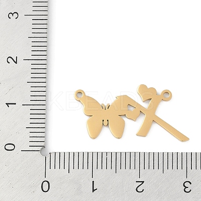 304 Stainless Steel Pendants STAS-L279-002G-X-1