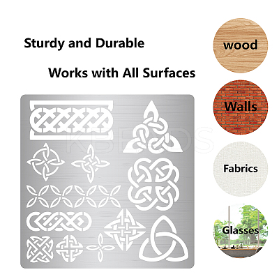 Stainless Steel Cutting Dies Stencils DIY-WH0238-135-1