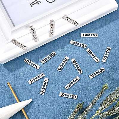 20Pcs 304 Stainless Steel Pendants FIND-SZ0006-03P-1